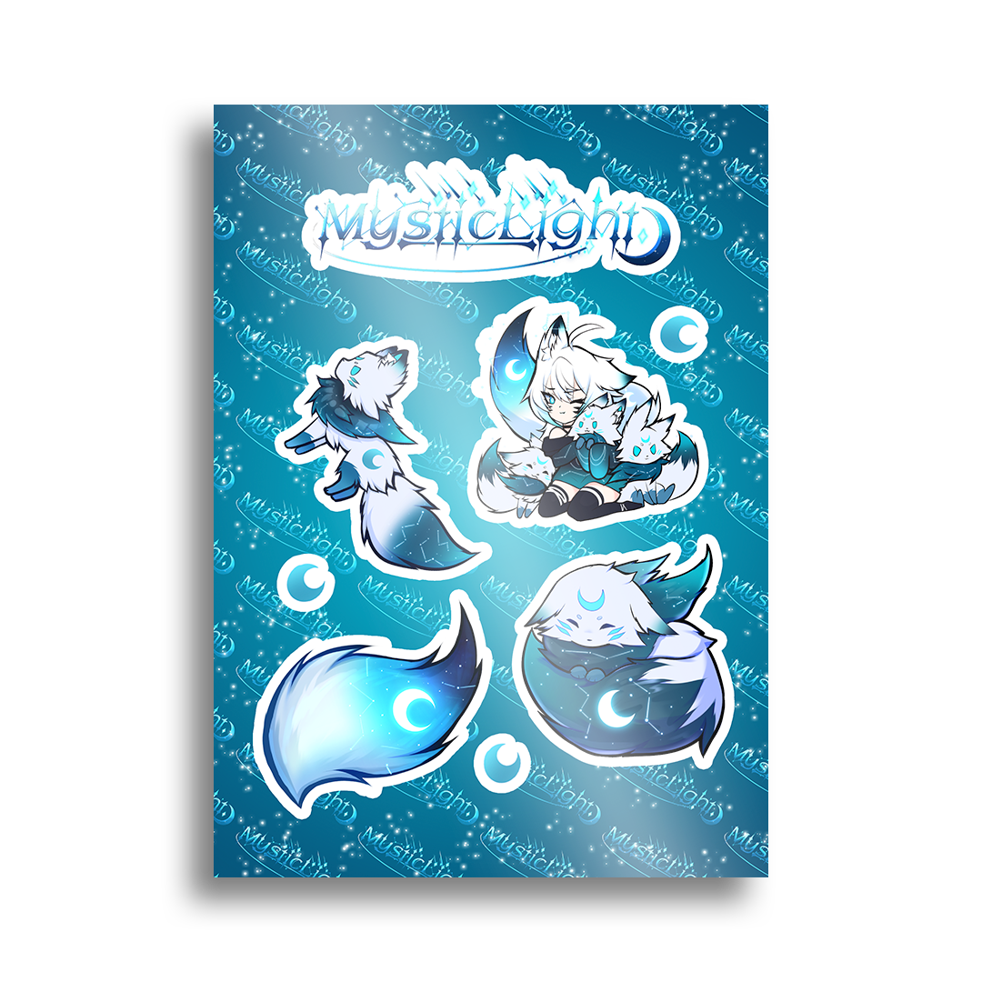 Mystic Light | Floofy Friends - Sticker Sheet