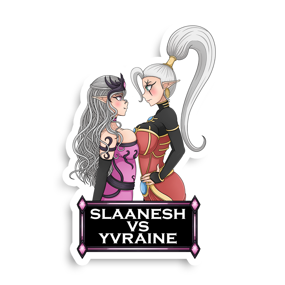 Easty | Slaanesh vs Yvraine - Sticker