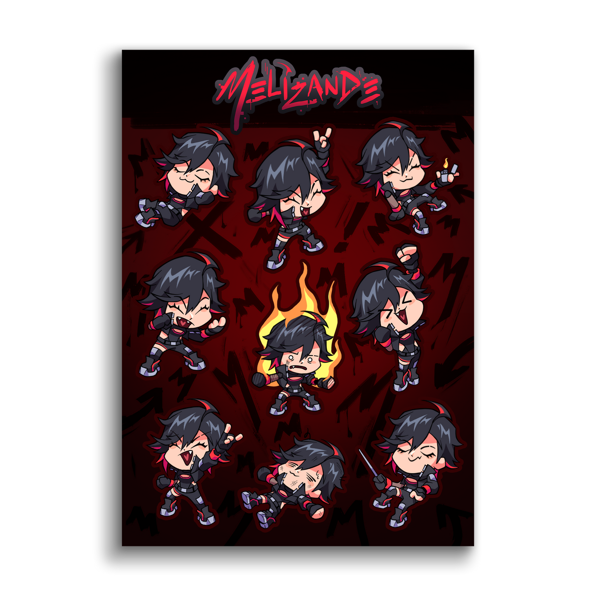 Melizande  | STICKERS!!! - Sticker Sheet