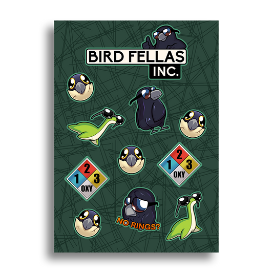 MooreOver | Bird Fellas Incorporated - Sticker Pack