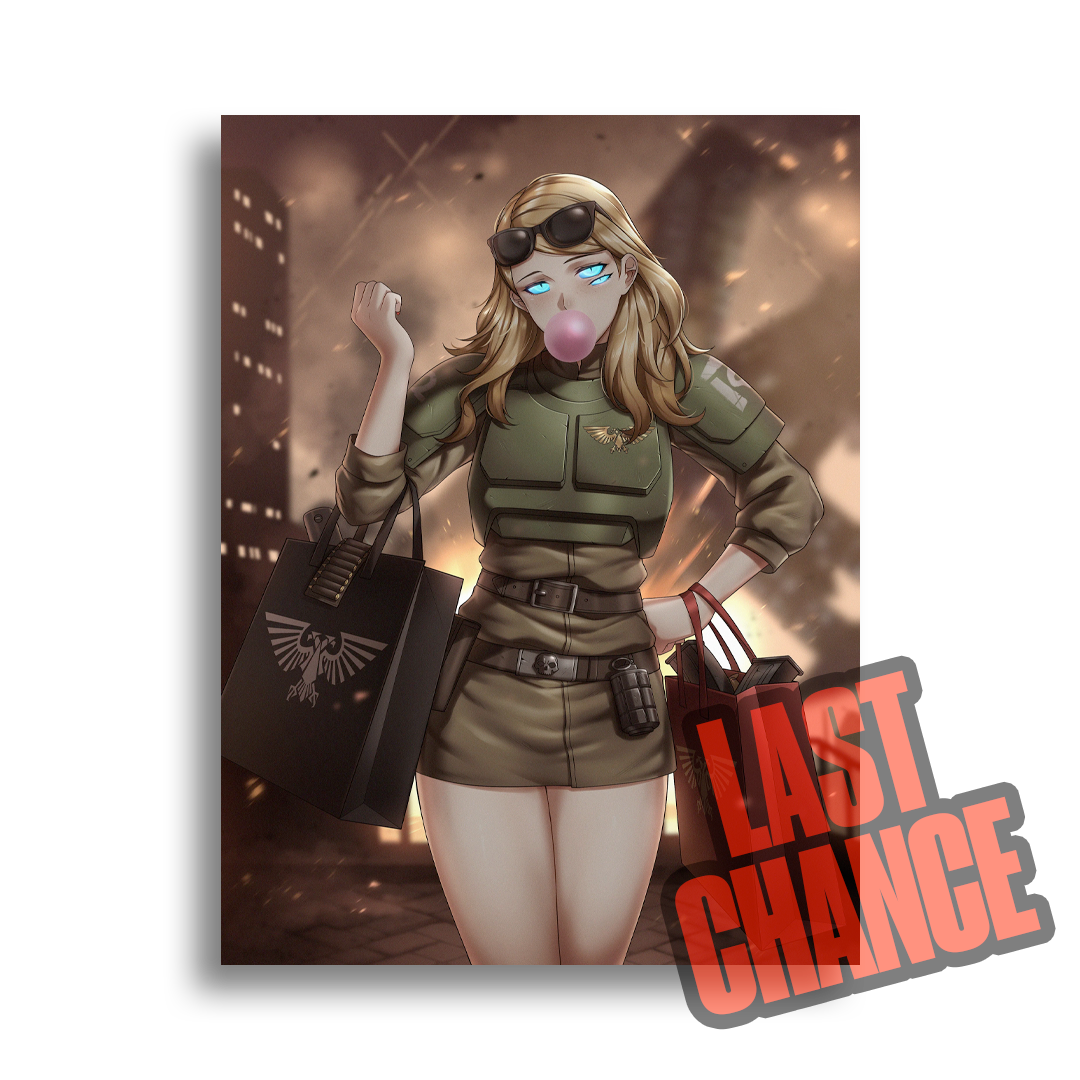 Adeptus Ridiculous | Cadian Valley Girl - 2024 Art print