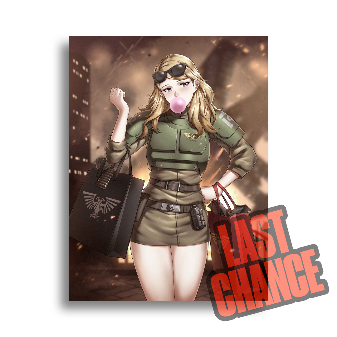 Adeptus Ridiculous | Cadian Valley Girl - 2024 Art print