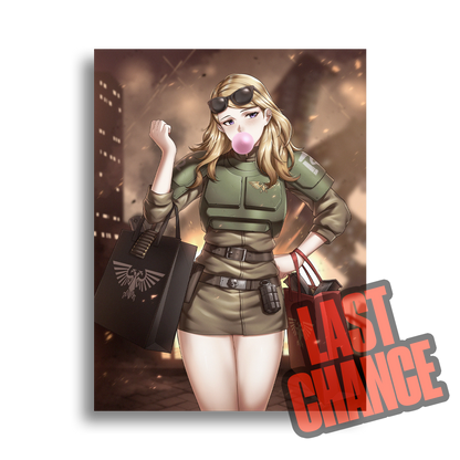 Adeptus Ridiculous | Cadian Valley Girl - 2024 Art print
