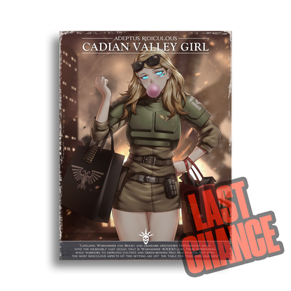 Adeptus Ridiculous | Cadian Valley Girl - 2024 Art print