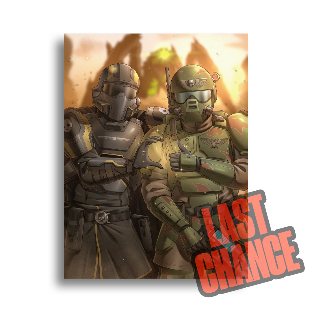 Adeptus Ridiculous | Defenders Of Humanity - 2024 Art print