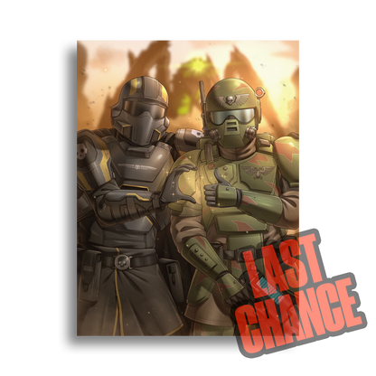 Adeptus Ridiculous | Defenders Of Humanity - 2024 Art print