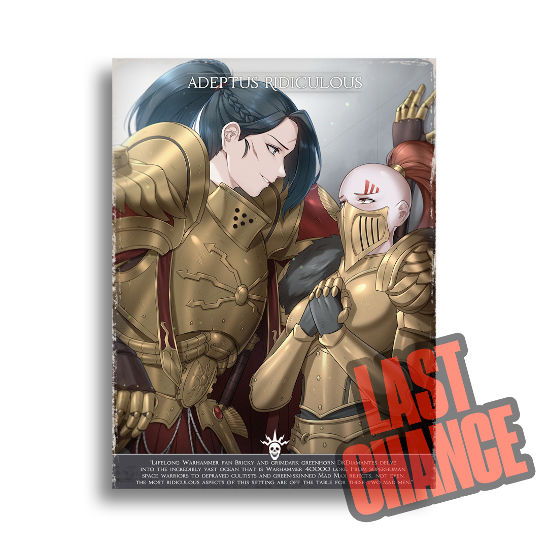 Adeptus Ridiculous | Golden Love - 2024 Art print
