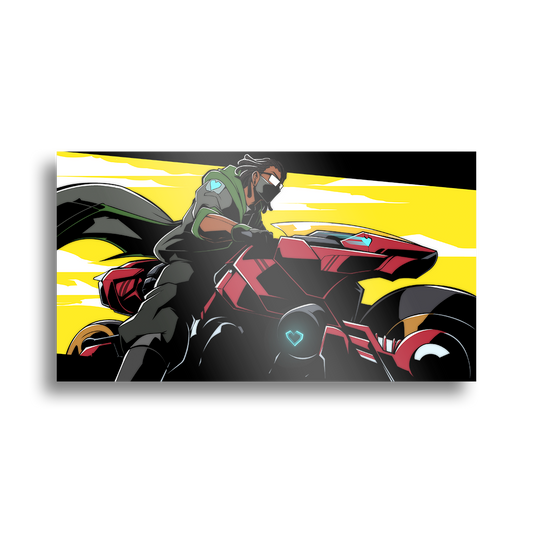 Heavenly Father | Get This Man a Bike - Art Print